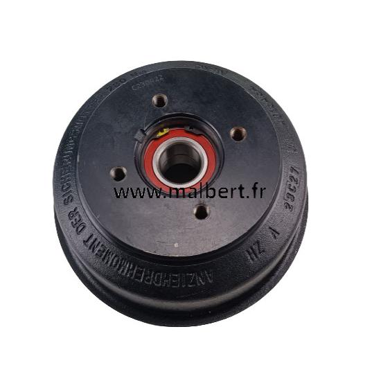 Tambour de frein BPW 200mm / 4 trous 100mm