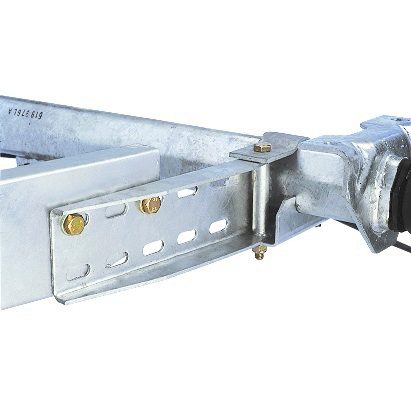 Raccord flèche en Vé pour corps essieu 80mm 25°
