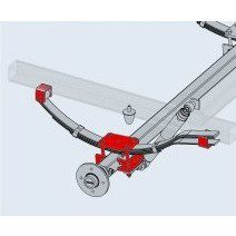 Garde boue arrière Yamaha DT 250 / 400 MX 1977-1980 - Équipement moto