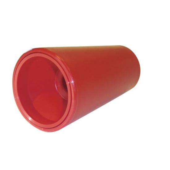Cône plat rouge 130 x 78 mm