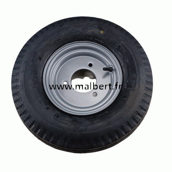 Roue complète 400x8/480x8 / 3 trous 95mm dep 0 / 4PR